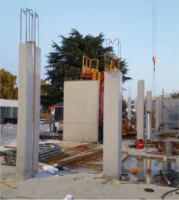 Réalisation de poteaux en béton armé avec coffrage hexagonal en Tarn et Garonne